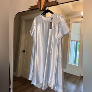 Banana Republic Shimmering Light Blue Dress